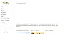 Desktop Screenshot of fueltrainingstudio.com